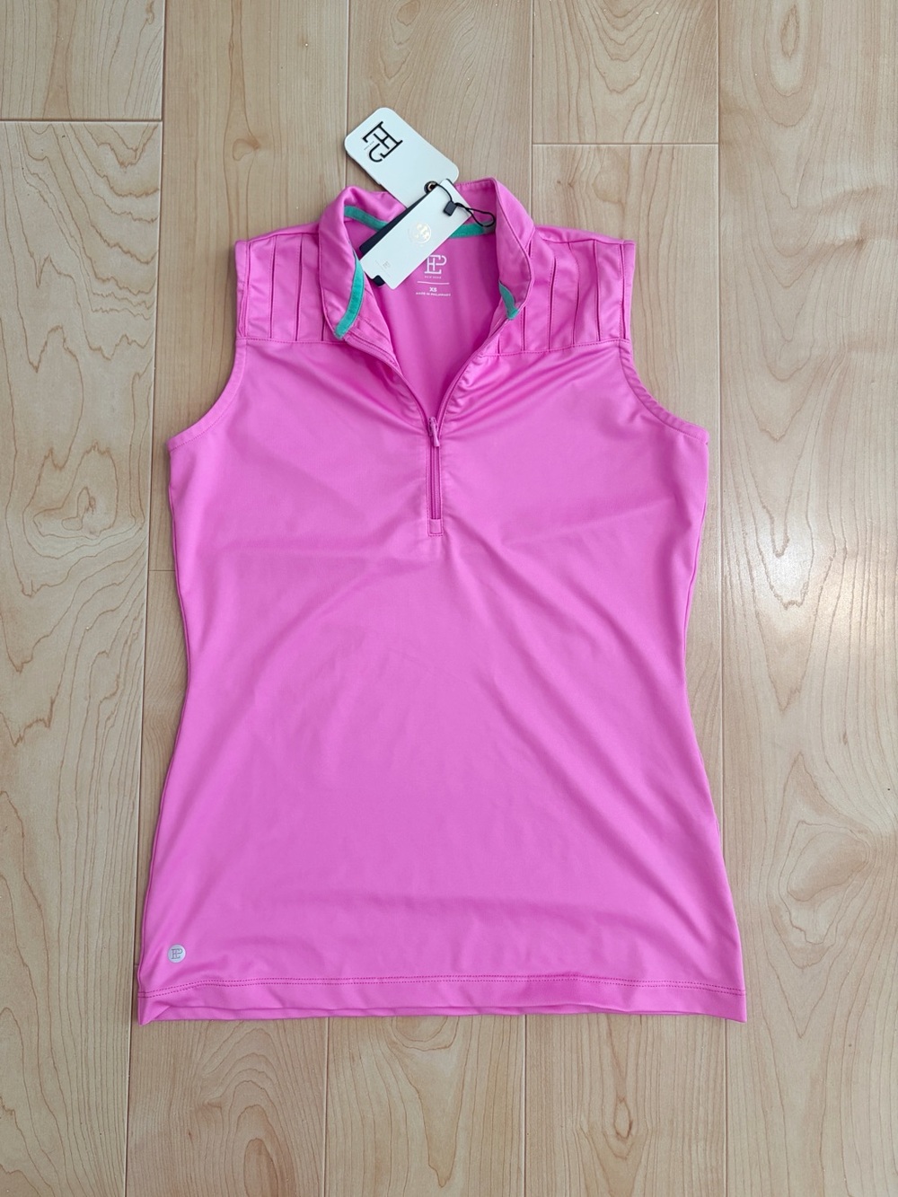 Hot pink EPNY lightweight golf tank top, NWT